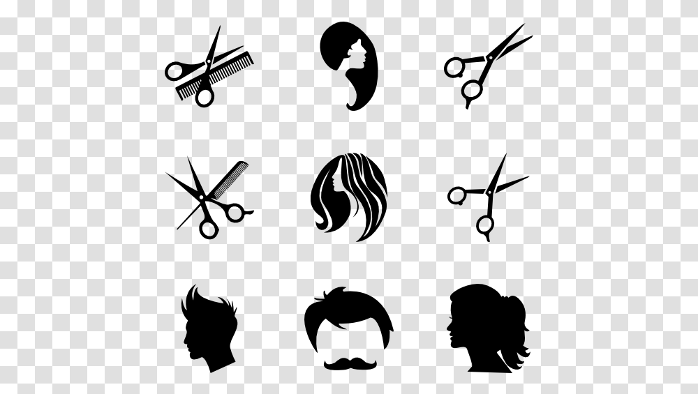 Hair Stylist Hair Stylist Icons, Gray, World Of Warcraft Transparent Png
