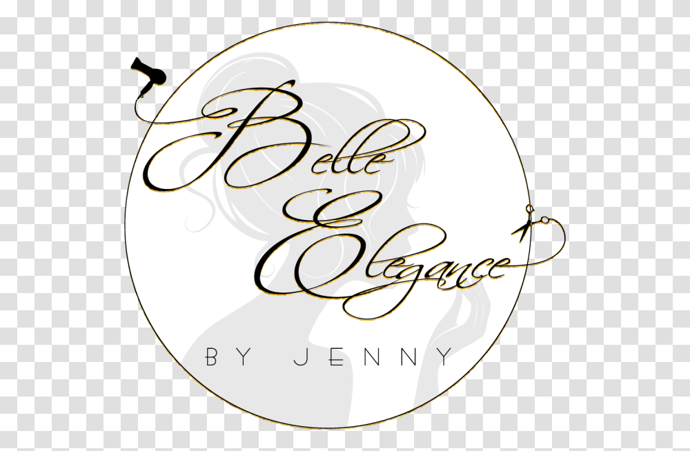 Hair Stylist La Mesa Ca Belle Elegance By Jenny Circle, Text, Handwriting, Calligraphy, Alphabet Transparent Png