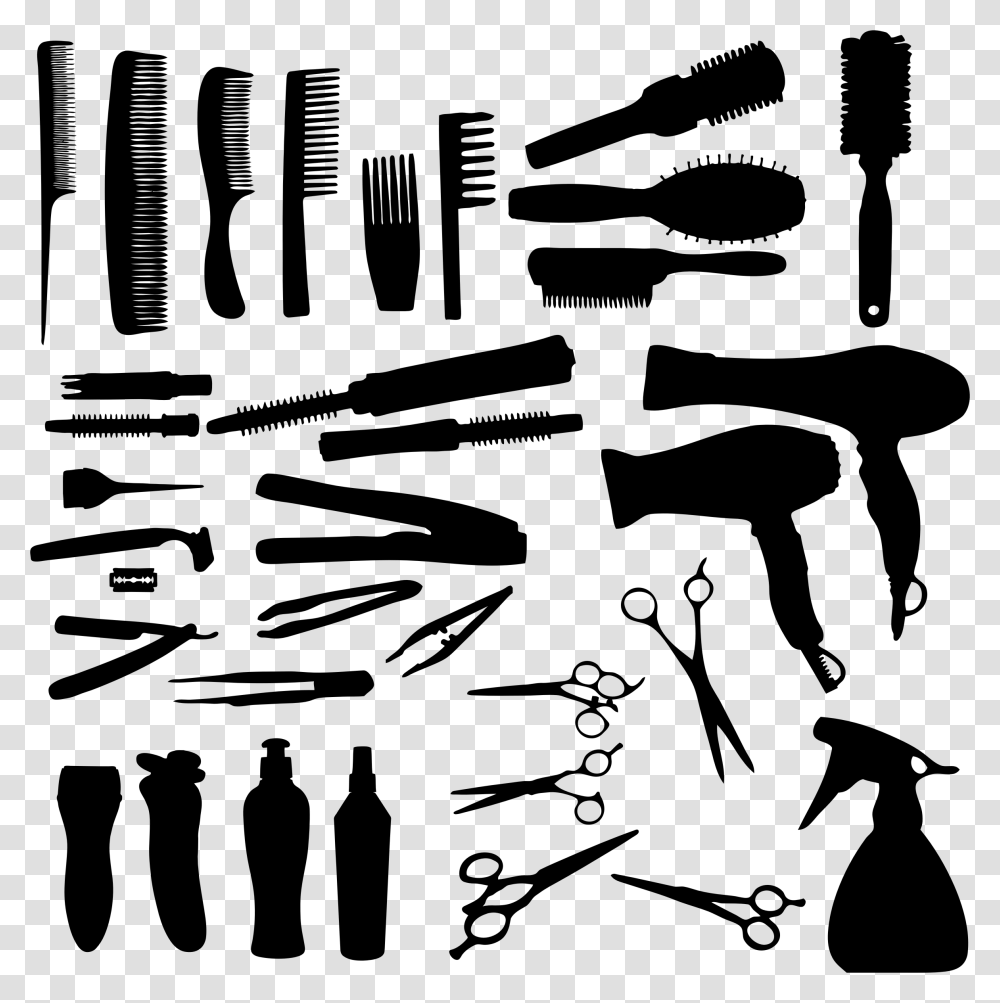 Hair Tools And Accessories Hair Styling Tools Clip Art, Gray, World Of Warcraft Transparent Png