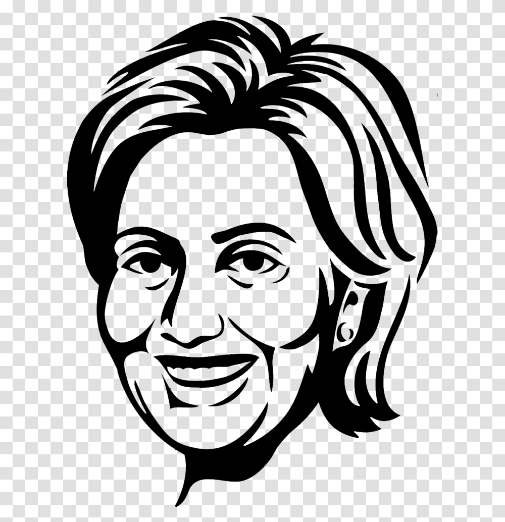 Hair United Clinton Tshirt Face States Hillary Hillary Clinton Clip Art, Spider Web, Pattern Transparent Png