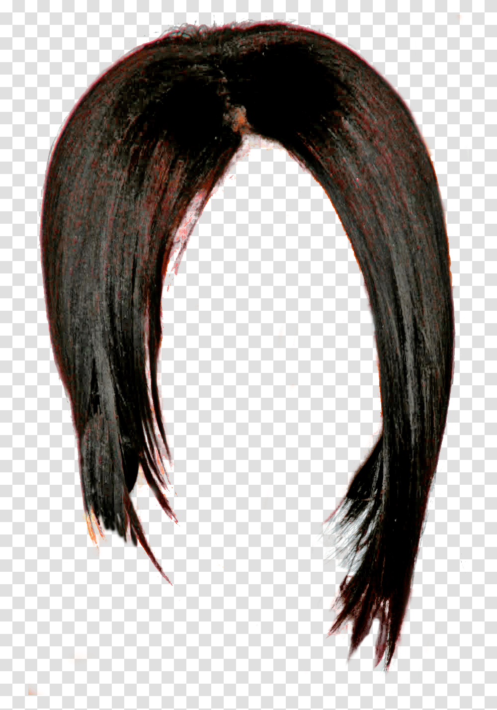 Hair Wig Brown Hair Bob Clipart, Black Hair, Painting, Dye Transparent Png