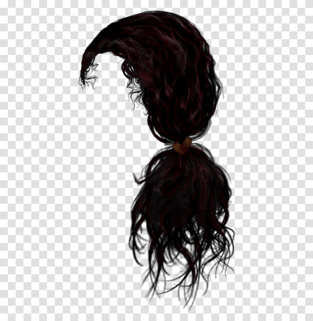 Hair Wig Clip Art Women Hair In, Person, Plant, Leisure Activities Transparent Png
