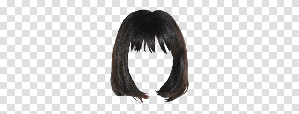 Hair Wig Hair Bangs, Person, Human, Black Hair Transparent Png