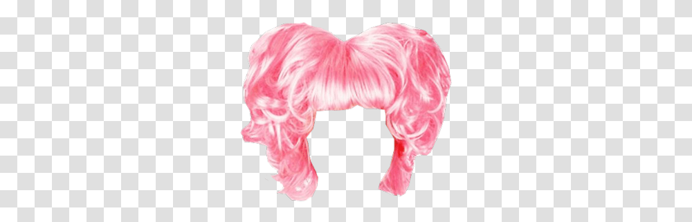 Hair Wig Pink Wig Background, Fur, Person, Human, Costume Transparent Png