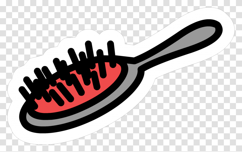 Hairbrush Cartoon Clip Art Hairbrush Clipart Background, Meal, Scissors, Blade, Weapon Transparent Png