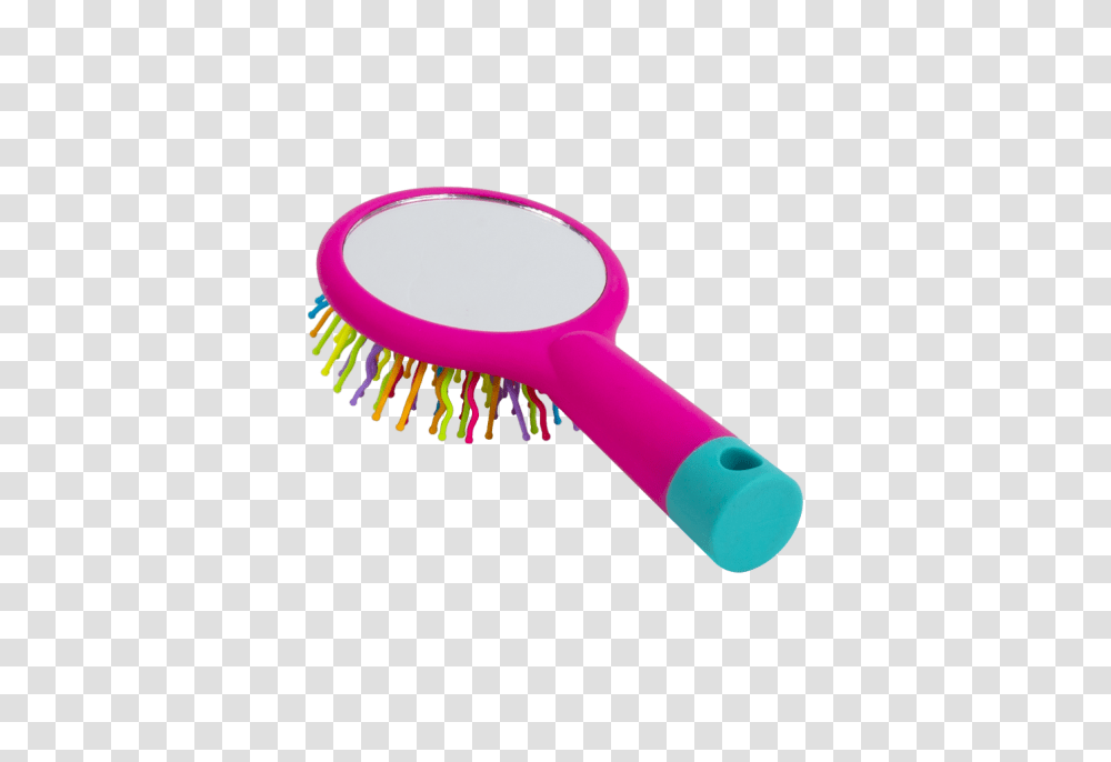 Hairbrush, Tool, Purple, Magnifying, Mirror Transparent Png