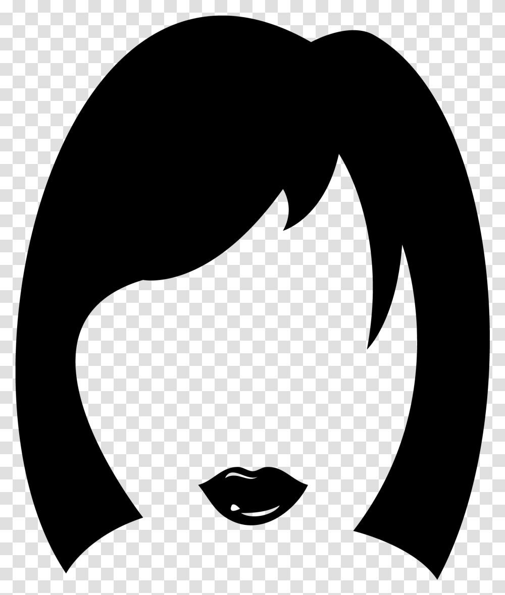 Haircut Clipart Woman Hair Female Hair Clip Art, Gray, World Of Warcraft Transparent Png