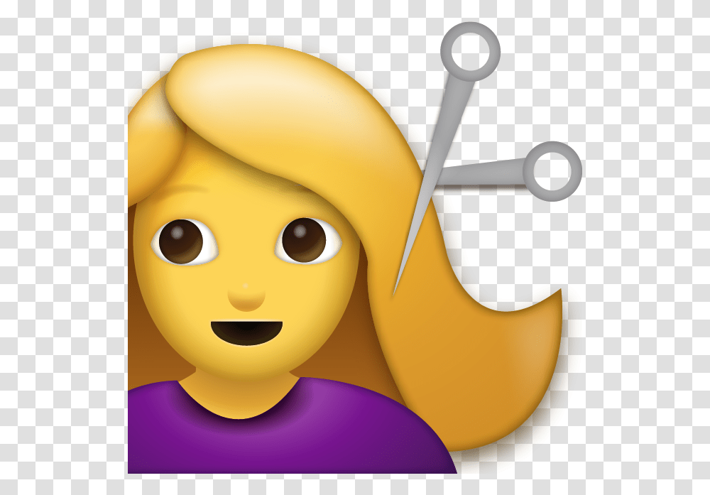 Haircut Emoji, Toy, Sweets, Food Transparent Png