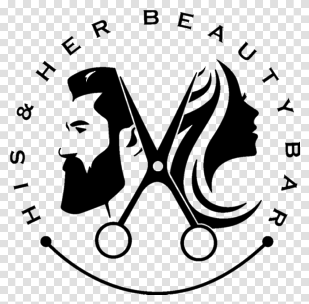 Hairdresser Clipart Salon Mirror Hairdresser Salon His Amp Her Beauty Bar, Nature, Outdoors, Outer Space, Astronomy Transparent Png