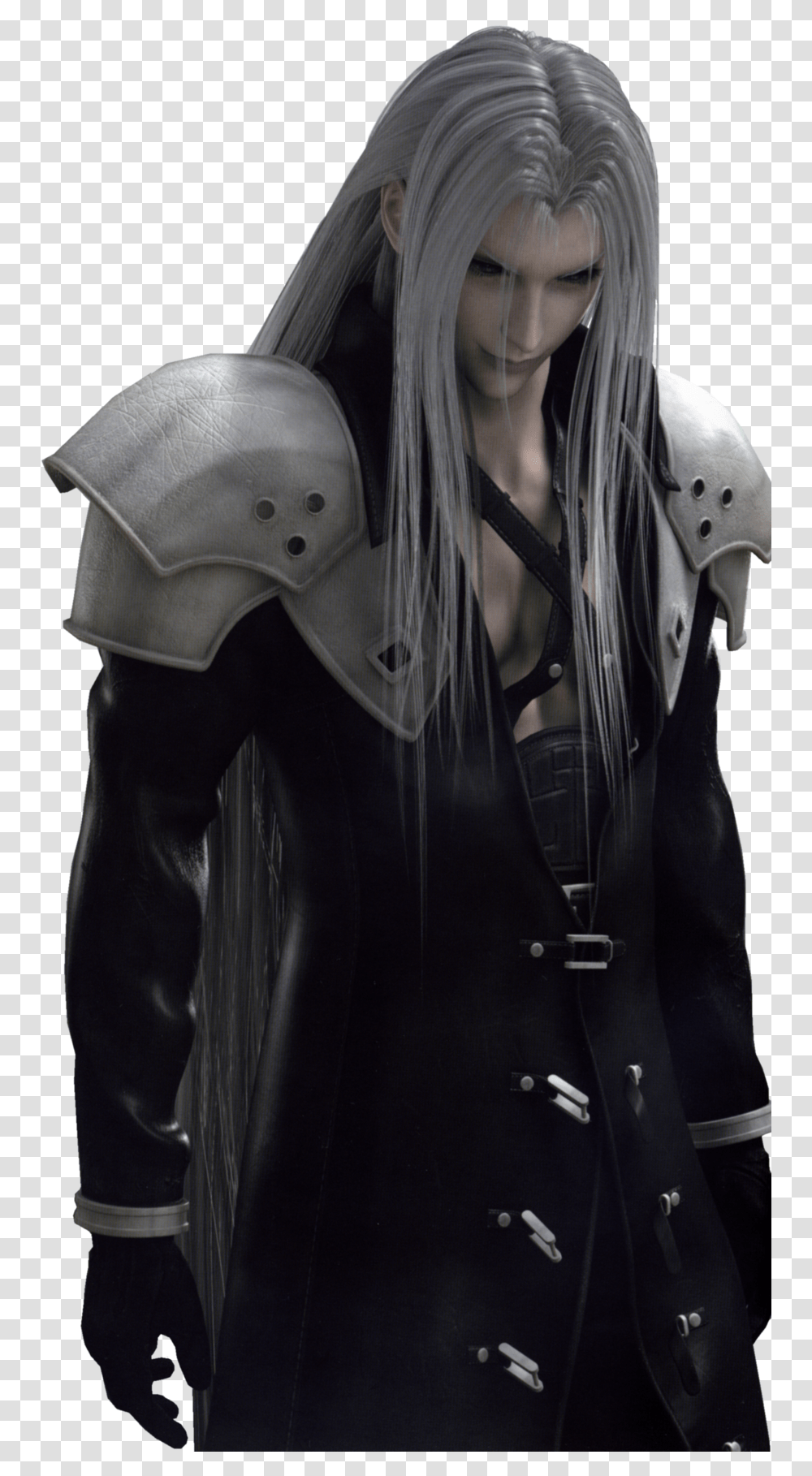 Hairfictional Characterhood Sephiroth Final Fantasy Poster, Apparel, Costume, Person Transparent Png