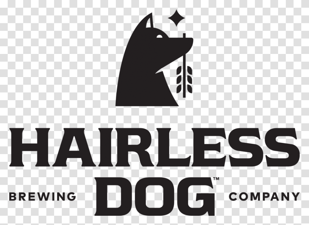 Hairlessdog Logo Full Black Cmyk Graphic Design, Photography, Alphabet, Kneeling Transparent Png