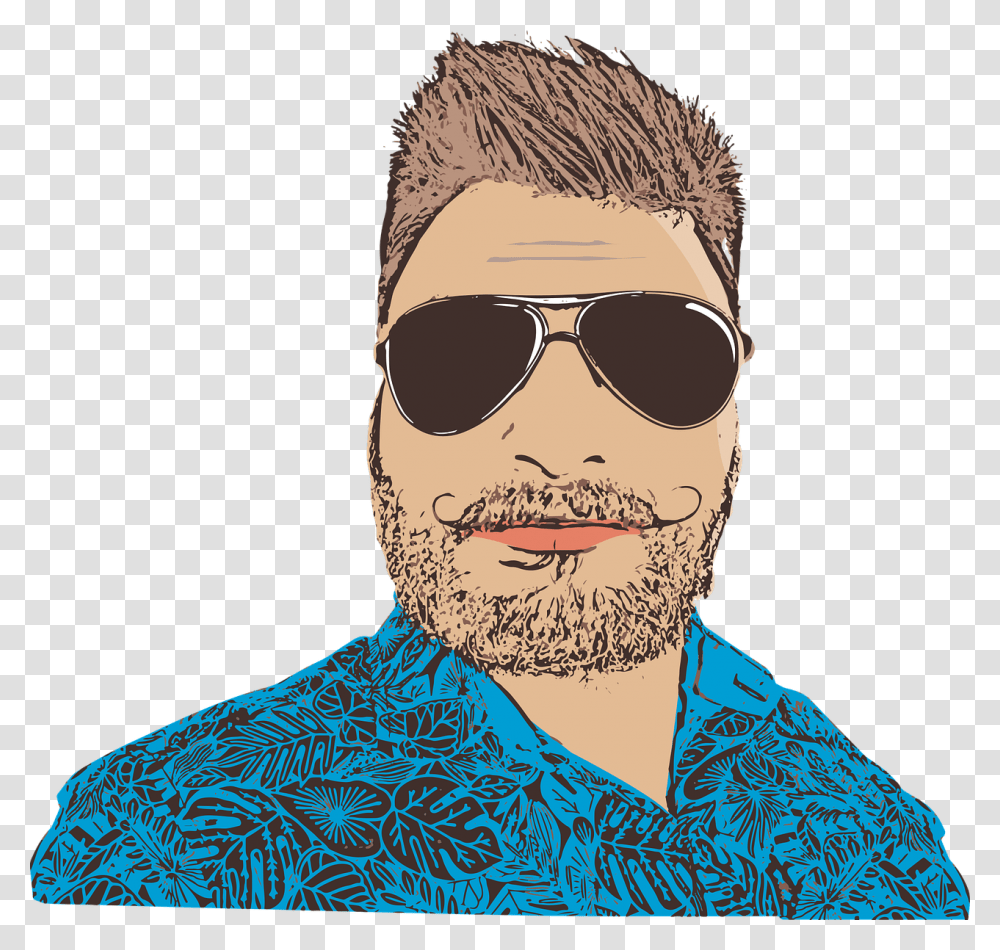 Hairstyle Male, Sunglasses, Accessories, Face, Person Transparent Png