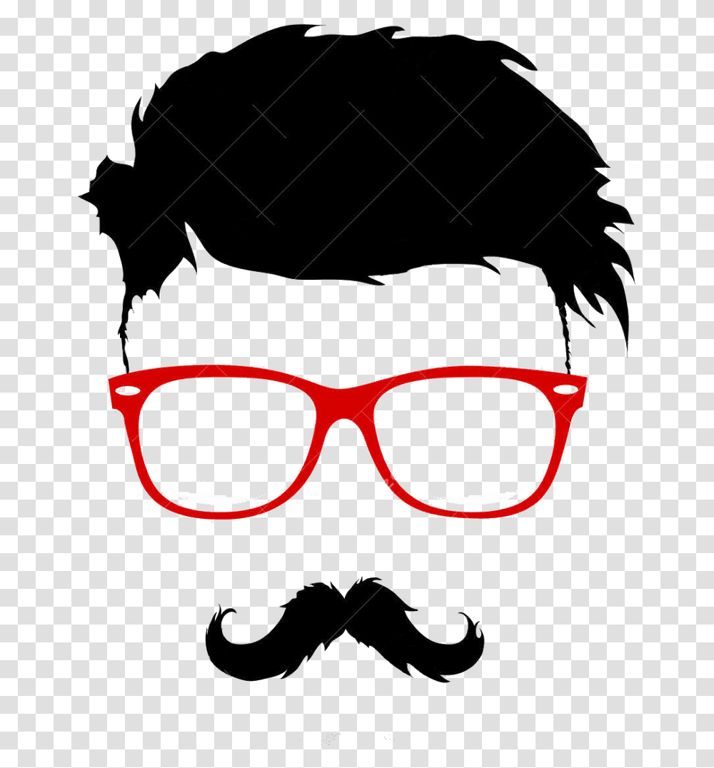 Hairstyle Vector Bun Graphics Moustache Beard Clipart Beard Man Vector, Glasses, Accessories, Accessory, Sunglasses Transparent Png
