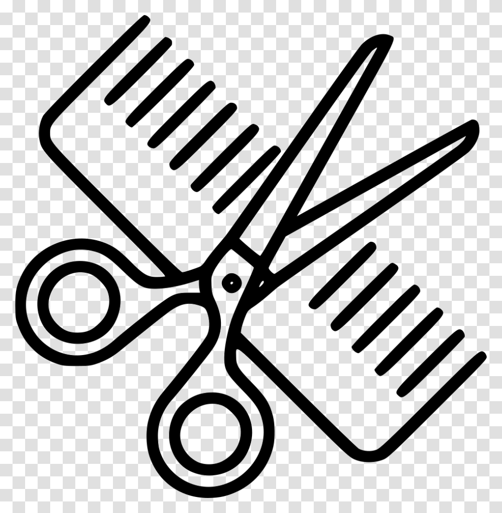 Hairstylist Clipart Hairstylist Icon Background, Scissors, Blade, Weapon, Weaponry Transparent Png