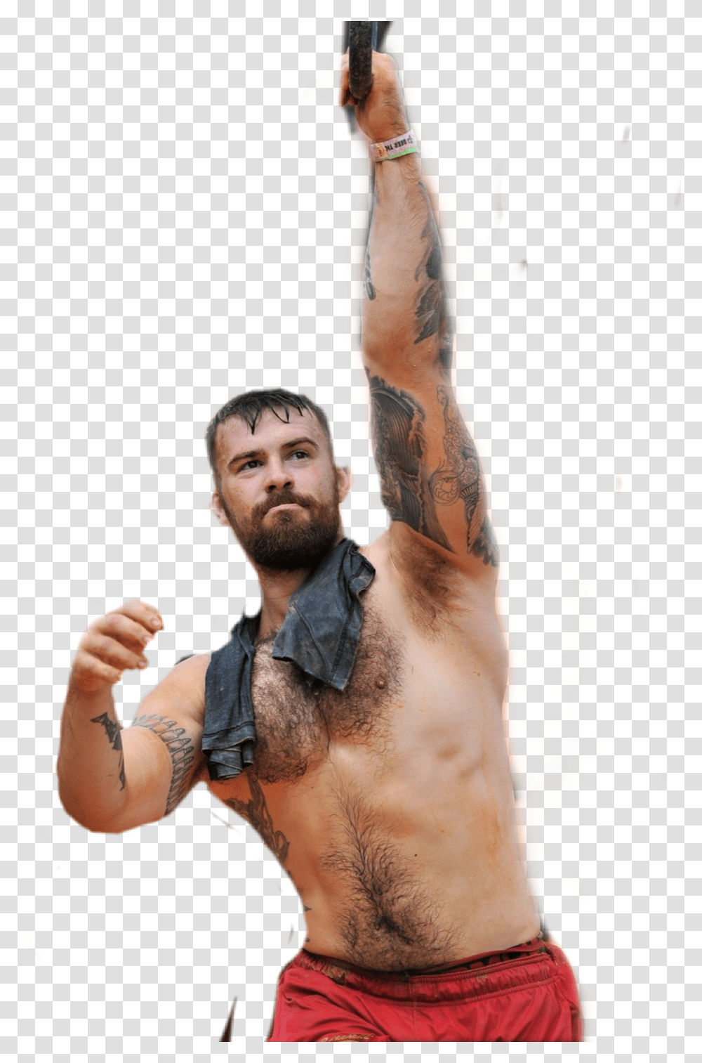 Hairy Furry Guy Dude Man Hot Sexy Athletic Barechested, Skin, Person, Human, Tattoo Transparent Png
