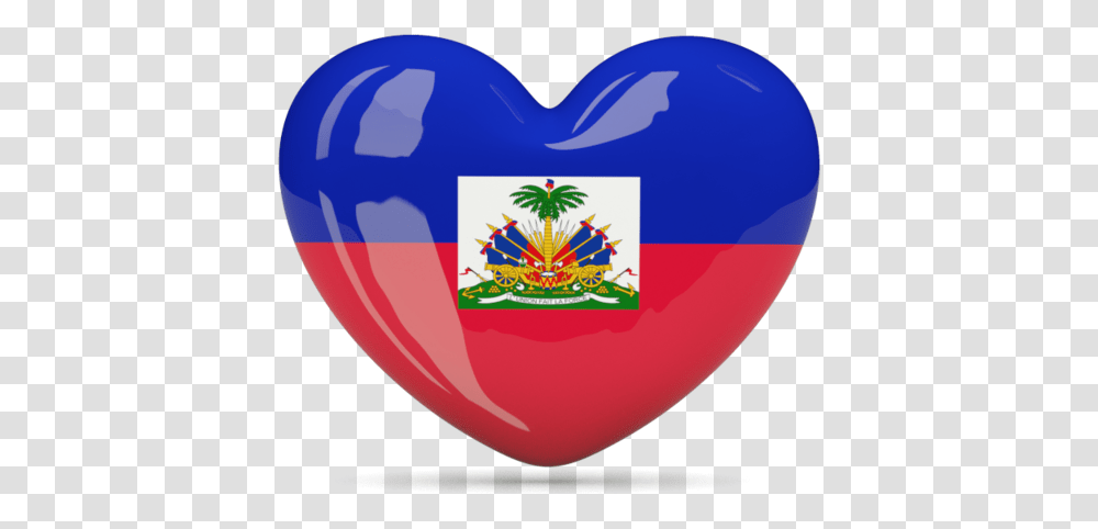 Haiti Flag 2 Image Haiti Heart Flag, Tree, Plant, Ornament, Balloon Transparent Png