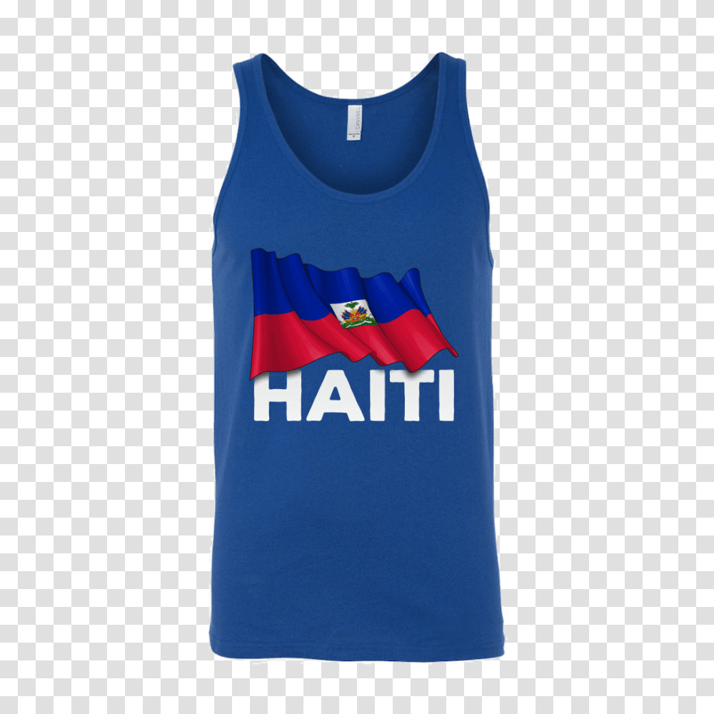 Haiti Flag Tank In Products Haiti Haiti Flag, Apparel, Tank Top, Vest Transparent Png