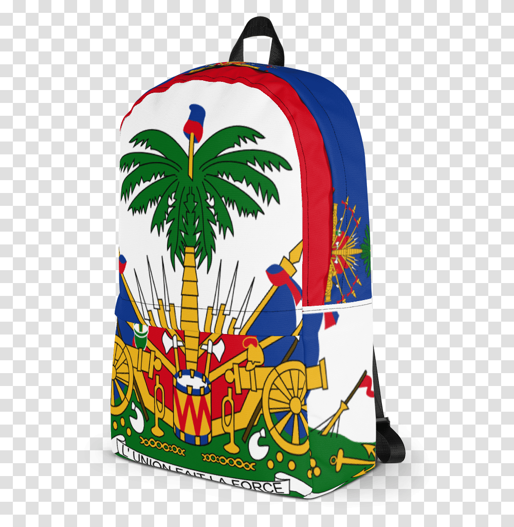 Haiti Haitian Flag Pride Coat Of Arms Emblem Sports, Vegetation, Plant, Outdoors, Nature Transparent Png