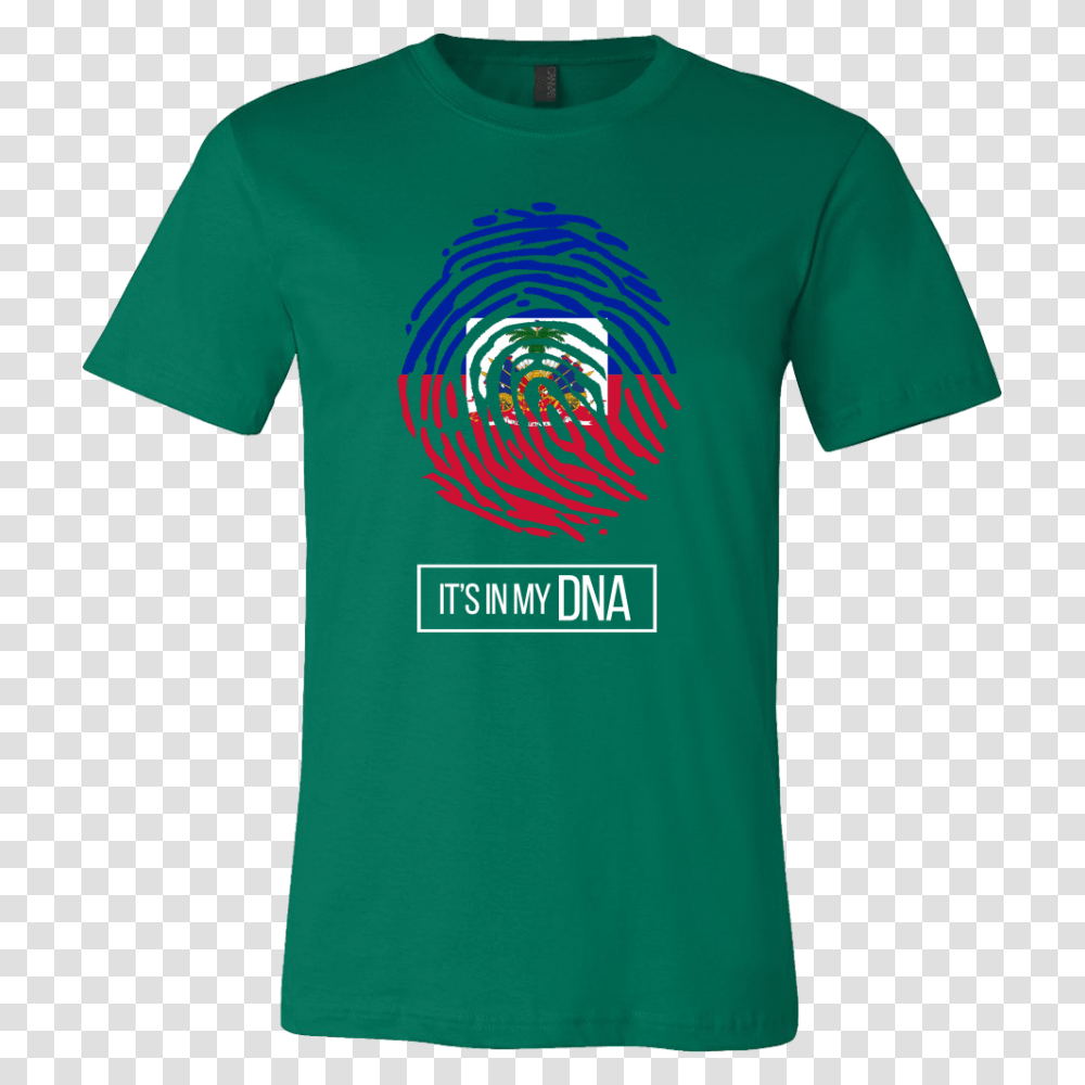 Haiti Haitian Pride Flag Fingerprint Country T Shirt Lifehiker, Apparel, T-Shirt, Sleeve Transparent Png