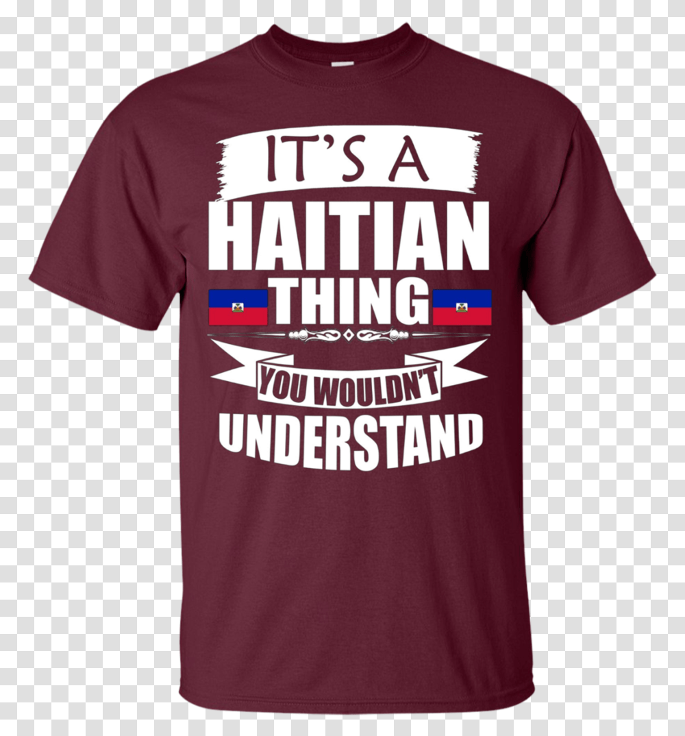 Haitian Flag Active Shirt, Apparel, T-Shirt, Sleeve Transparent Png