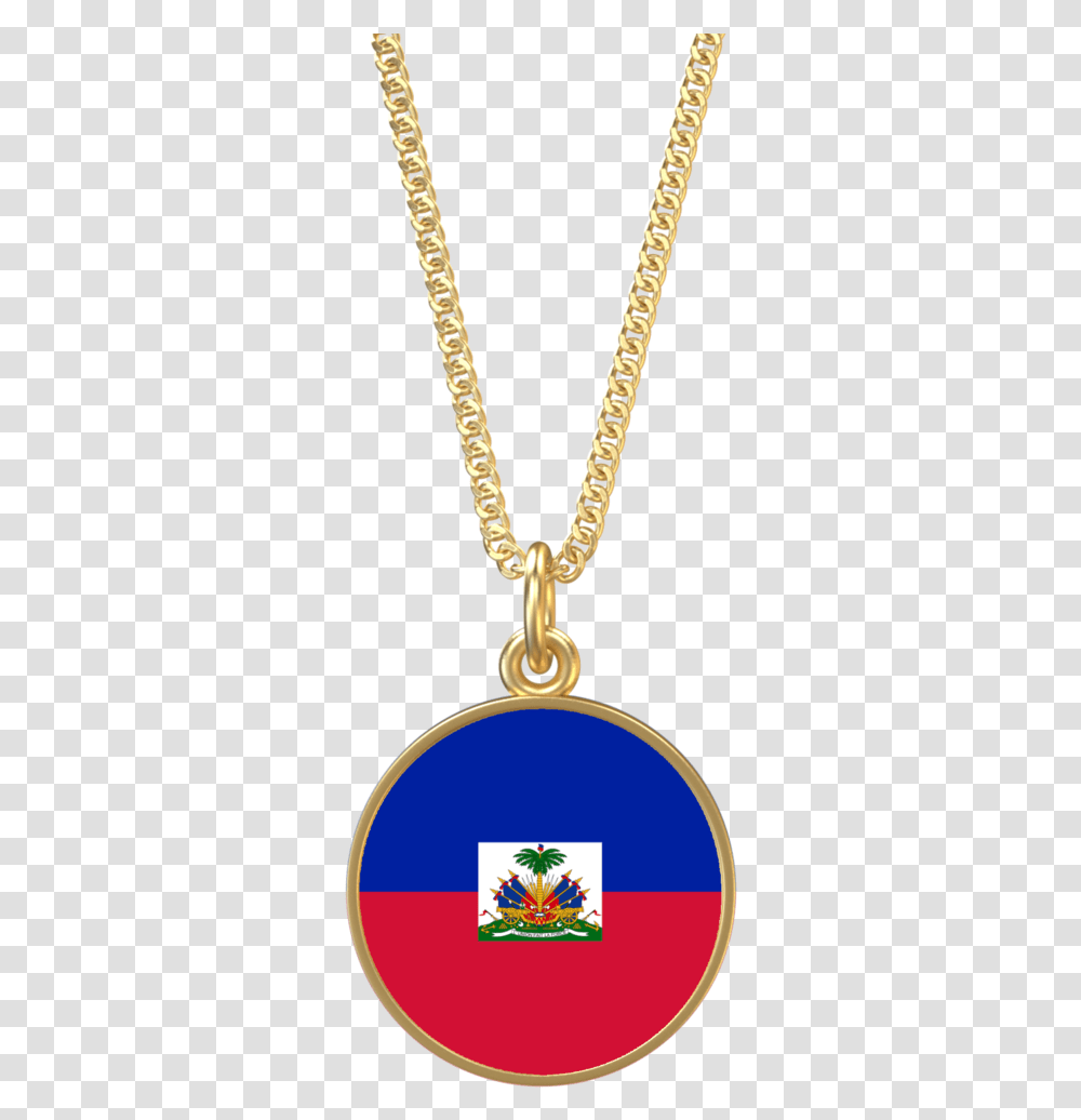 Haitian Flag Haiti Coat Of Arms, Pendant, Necklace, Jewelry, Accessories Transparent Png