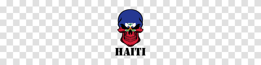 Haitian Flag Skull Haiti, Light Transparent Png
