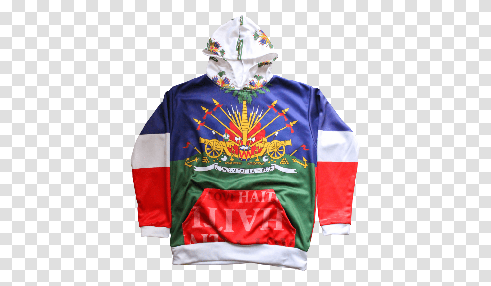Haitian Hoodie, Apparel, Sweatshirt, Sweater Transparent Png