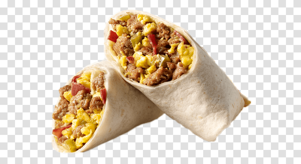 Halal Beef Scrambled Eggs And Vegetables Wrap Breakfast Burrito, Food, Hot Dog, Sandwich Wrap Transparent Png