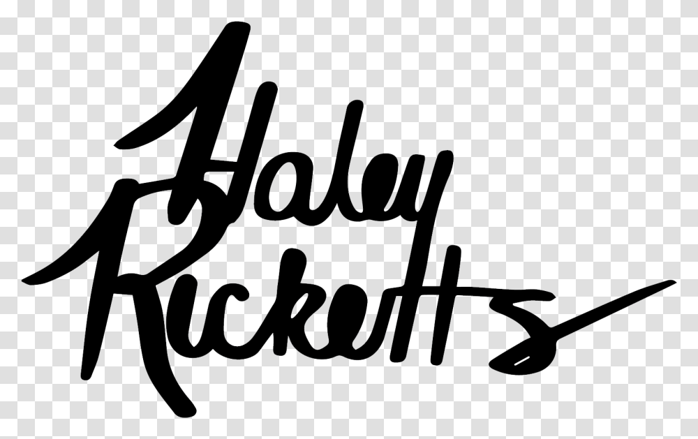Haley Ricketts Calligraphy, Handwriting, Bow, Label Transparent Png