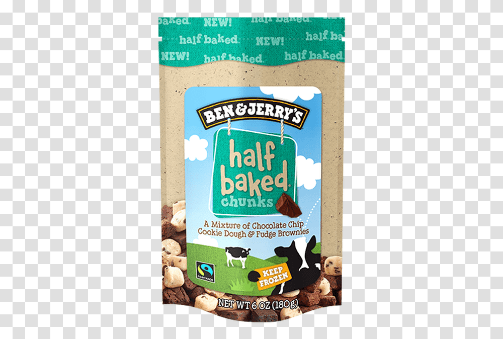 Half Baked Dough Chunks Ben And Jerry's Cookie Dough Chunks, Advertisement, Poster, Flyer, Paper Transparent Png