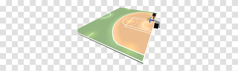 Half Basketball Court Basketball Court, Mousepad, Mat, Building, Indoors Transparent Png