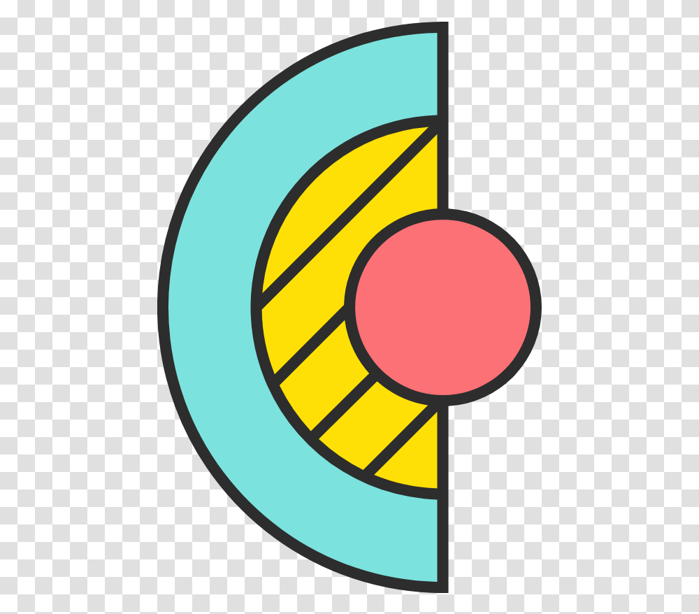 Half Circle & Dot Graphic Picmonkey Graphics Logo Choji, Art, Symbol, Trademark, Text Transparent Png