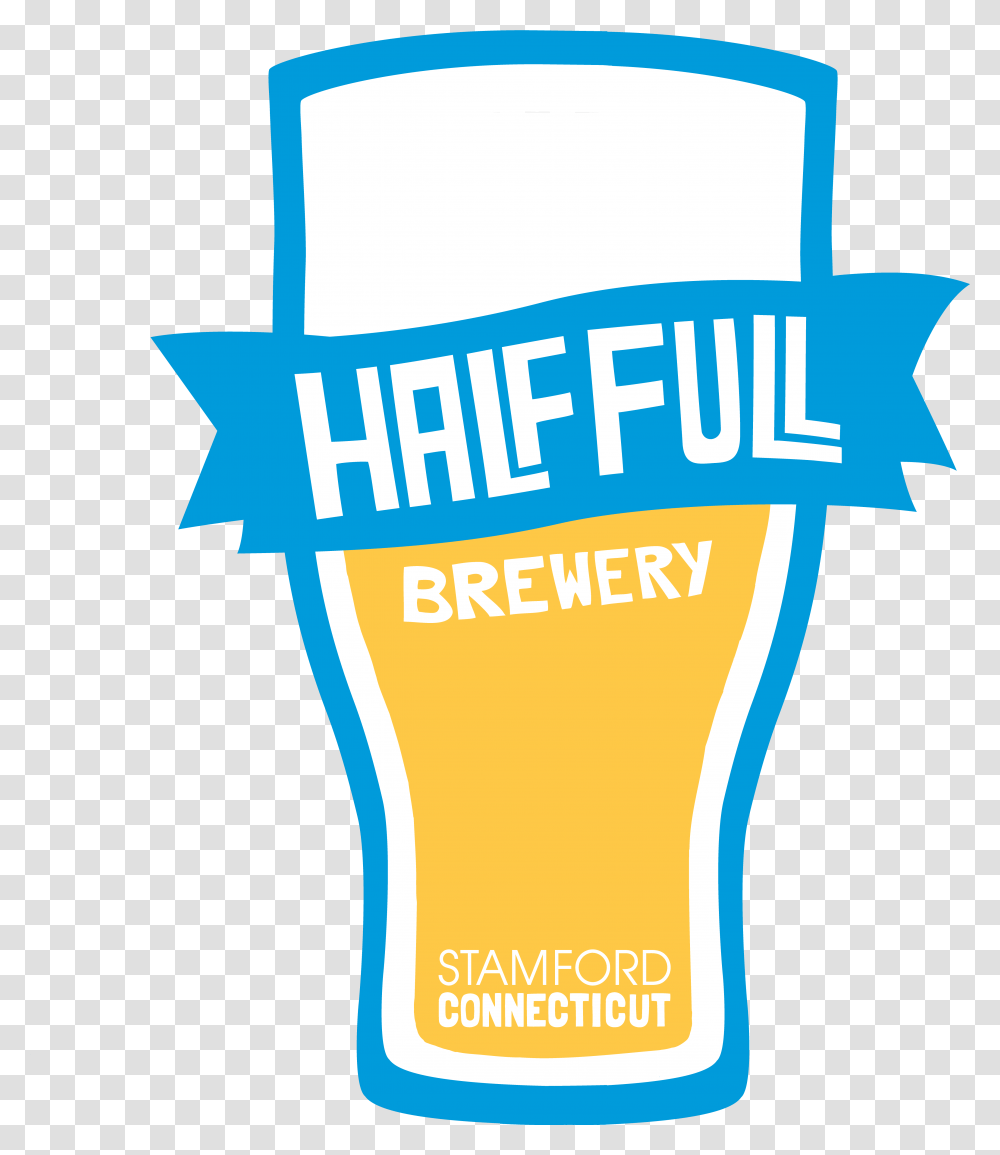 Half Full Brewery, Glass, Beer, Alcohol, Beverage Transparent Png