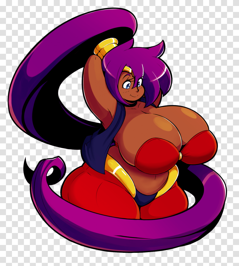 Half Genie Hero Shantae And The Pirate's Curse Shantae Shantae Big Boobs, Animal, Sweets Transparent Png