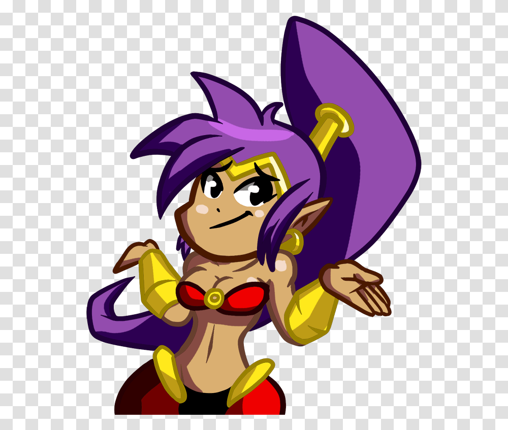 Half Genie Hero Shantae And The Pirate's Curse The Shantae Face, Purple, Costume Transparent Png