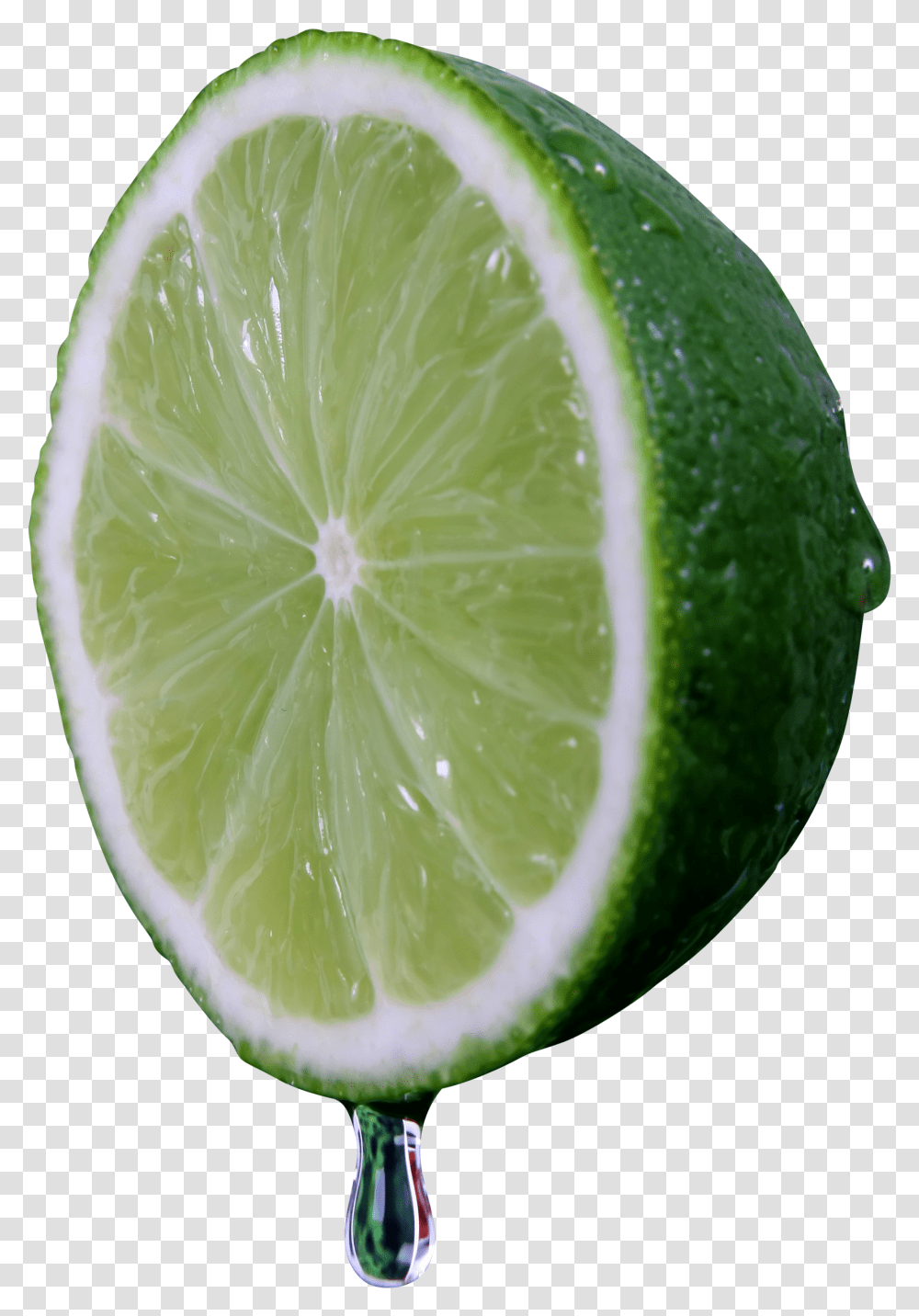 Half Green Juicy Lemon Image Water Droplet, Lime, Citrus Fruit, Plant, Food Transparent Png