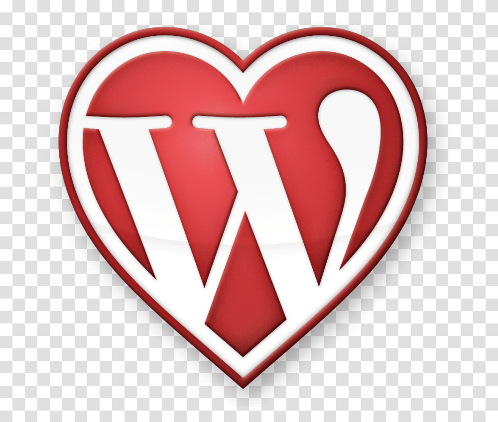 Half Heart Icon Wordpress Logo, Wristwatch, Trademark Transparent Png
