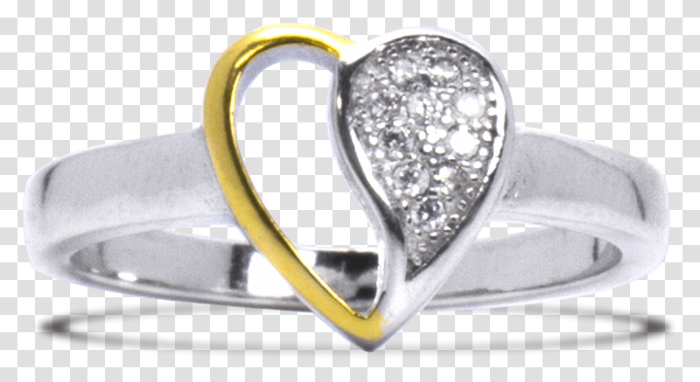 Half Heart Ring Ring, Accessories, Accessory, Jewelry, Silver Transparent Png