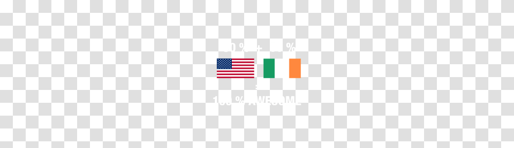 Half Irish Half American Ireland Flag, Label, American Flag Transparent Png