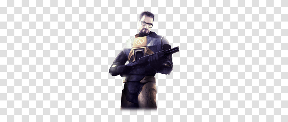 Half Life, Game, Person, Human, Gun Transparent Png