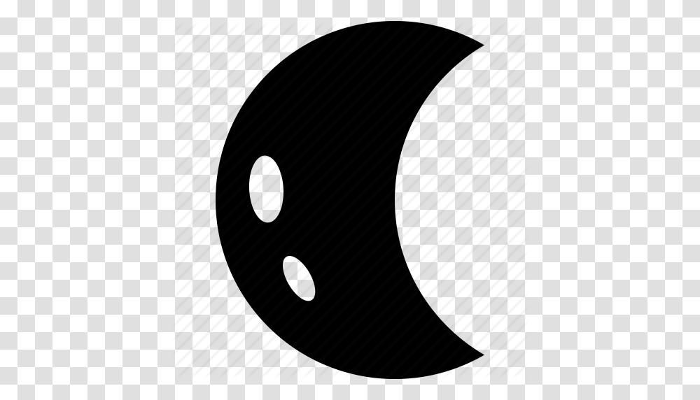 Half Lunar Moon Night Icon, Astronomy, Outer Space, Universe Transparent Png