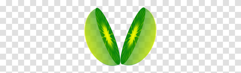 Half Moon Clipart, Green, Plant, Leaf, Food Transparent Png