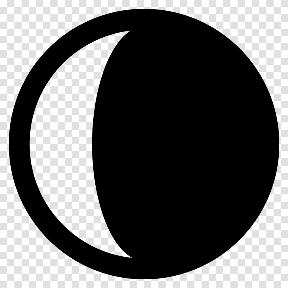 Half Moon Emoji Waning Crescent Moon Clipart, Gray, World Of Warcraft Transparent Png