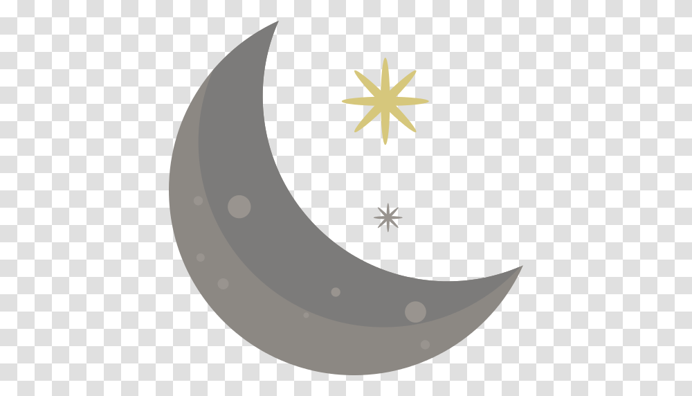 Half Moon Icon, Outdoors, Nature, Outer Space, Night Transparent Png