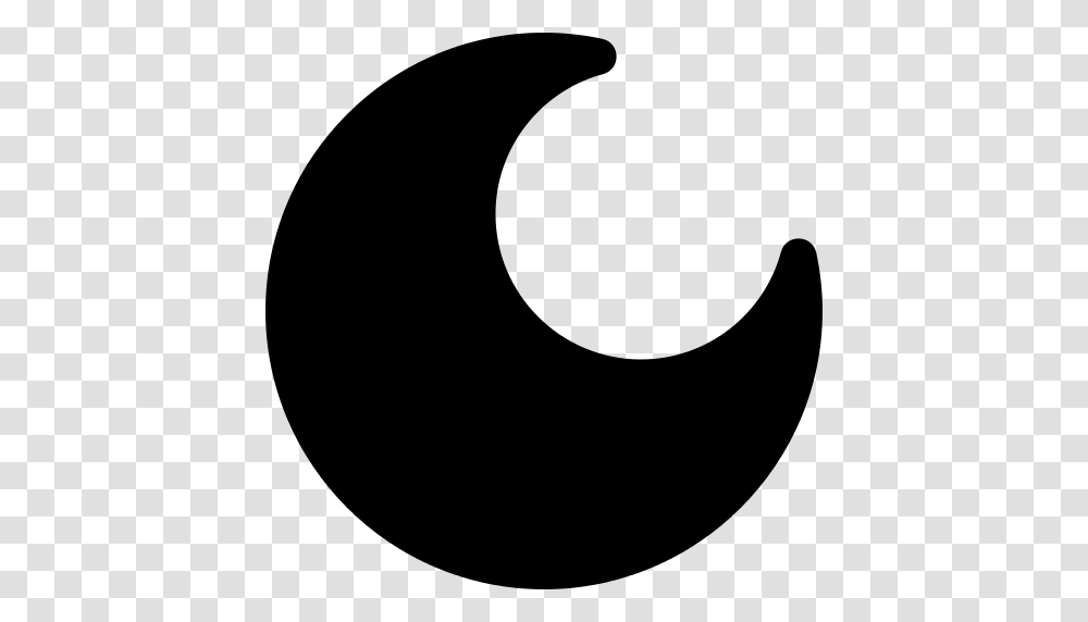Half Moon Moon Icon, Gray, World Of Warcraft Transparent Png