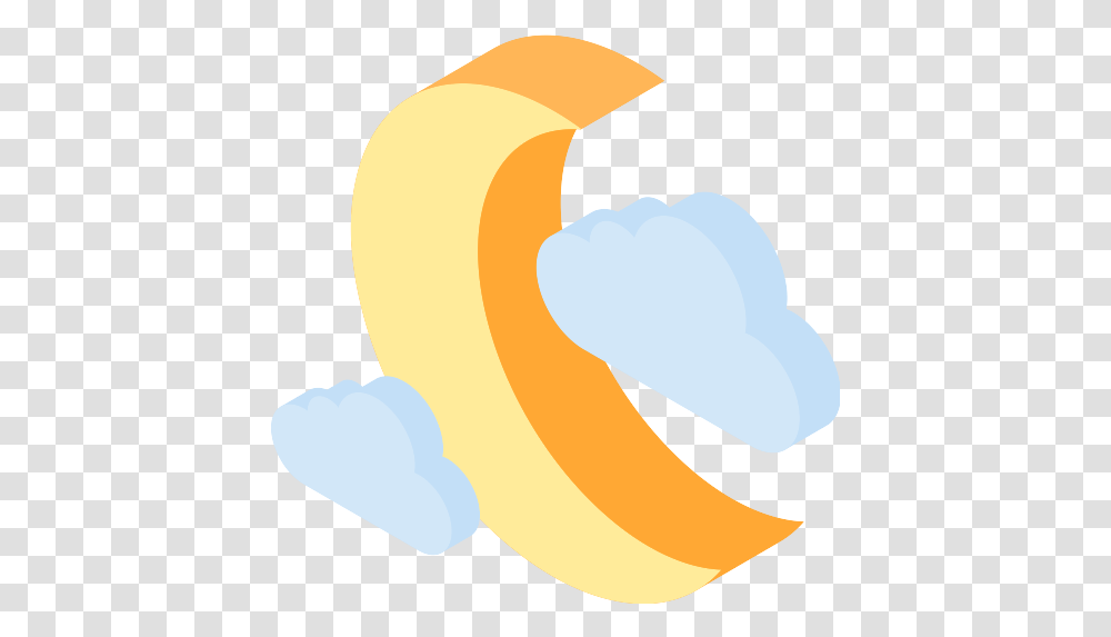 Half Moon Night Icon 2 Repo Free Icons Clip Art, Plant, Fruit, Food, Banana Transparent Png