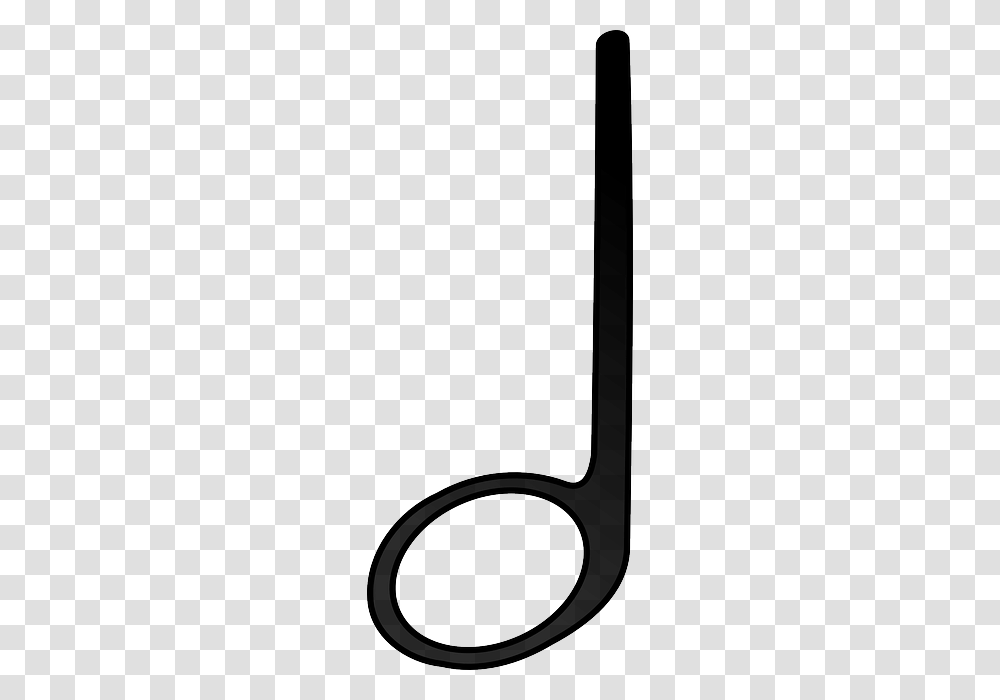 Half Music Note Quaver Sound Clipart Idea, Alphabet, Number Transparent Png