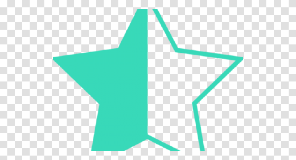 Half Of A Star Clip Art, Star Symbol Transparent Png