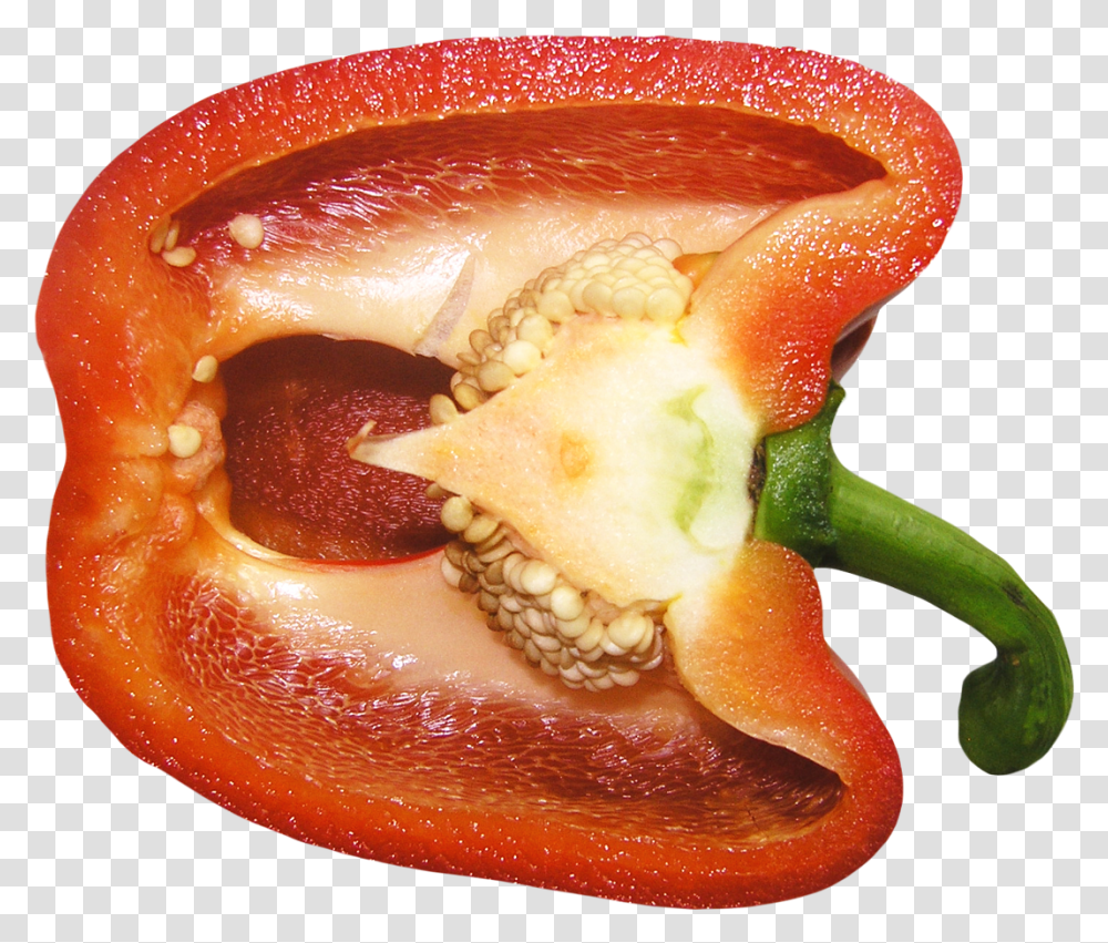 Half Pepper, Plant, Vegetable, Food, Bell Pepper Transparent Png