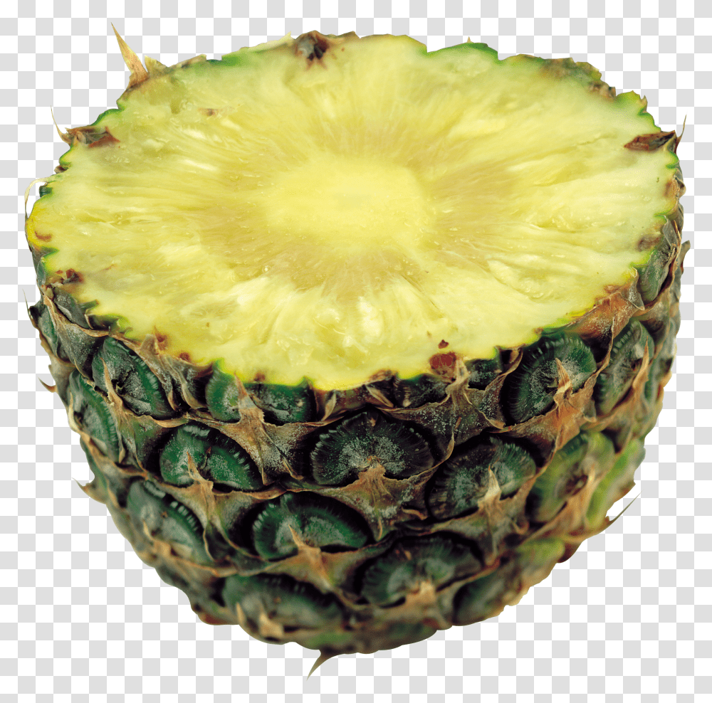 Half Pineapple Image Pineapple Sliced In Half Transparent Png